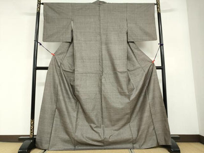 平和屋着物●本場大島紬　9マルキ　霞文　正絹　逸品　DABG2872ud