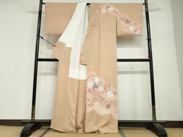 平和屋着物●訪問着　絞り　辻が花　正絹　逸品　DABG2874ud