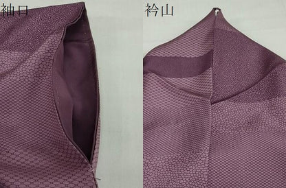 平和屋着物●江戸小紋　横段吉祥文　正絹　逸品　DABG2877ud
