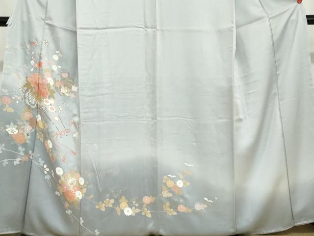 平和屋着物●訪問着　花車文　暈し染め　金彩　正絹　逸品　未使用　DABG2878ud
