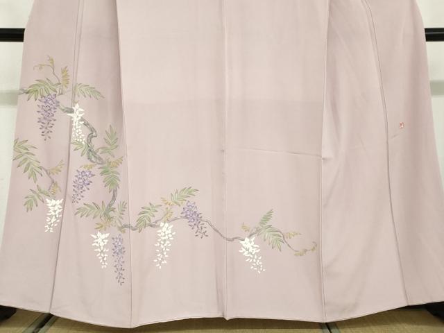 平和屋着物●訪問着　作家物　枝花文　正絹　逸品　DABG2883ud