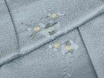 平和屋着物●色留訪問着　総刺繍　辻が花　金糸　鈴乃屋扱い　正絹　逸品　DABG2896ud