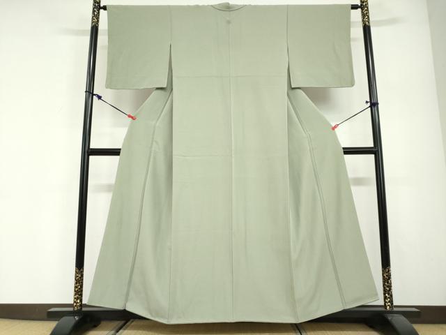 平和屋着物●上質な色無地　夏虫色　正絹　逸品　DABG2898ud