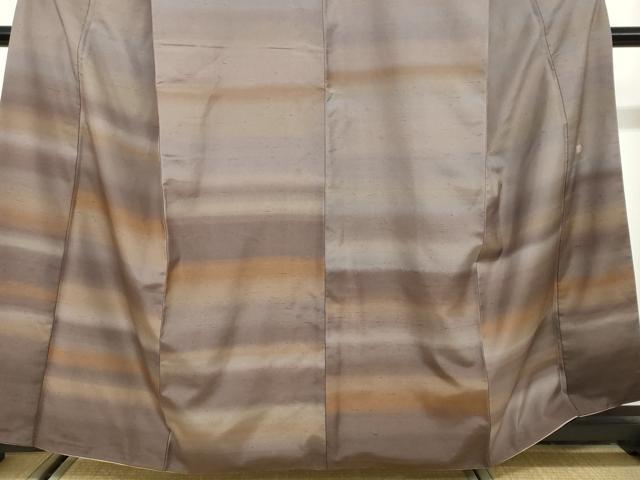平和屋着物●石川県指定無形文化財　牛首紬　白山工房　手織り　訪問着　霞文　暈し染め　正絹　逸品　DABG2906ud