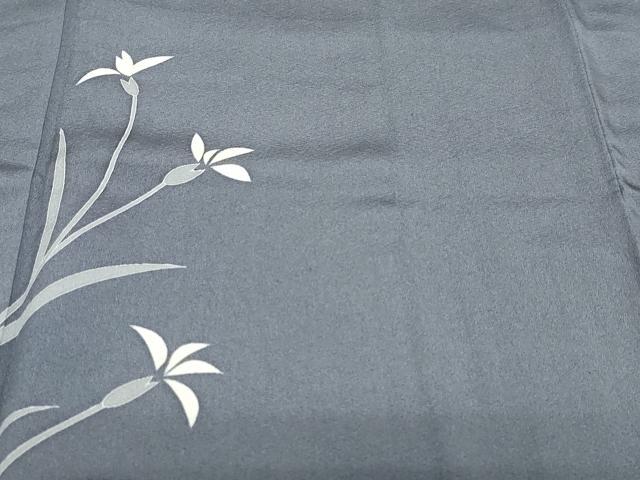 平和屋着物●本加賀友禅作家　金丸修一　訪問着　草花文　さが美扱い　正絹　逸品　DABG2907ud
