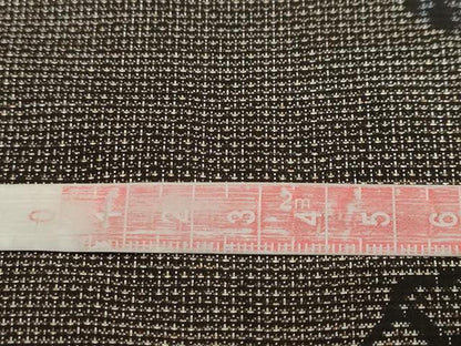 平和屋着物●本場大島紬　150亀甲　雲取り舞蝶文　正絹　逸品　DABG2912ud