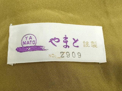 平和屋着物●豪華色留袖　霞文　たたき染め　やまと誂製　重ね衿：取り外し可能　正絹　逸品　DABG2913ud