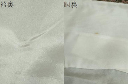 平和屋着物●上質な小紋　洋花文　正絹　逸品　DABG2926ud