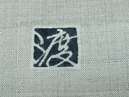 平和屋着物●訪問着　作家物　紬地　花鳥文　金彩　やまと誂製　正絹　逸品　未使用　DABG2928ud