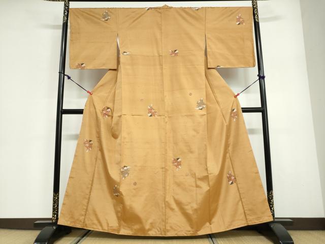 平和屋着物●上質な紬　童子遊び　正絹　逸品　未使用　DABG2929ud