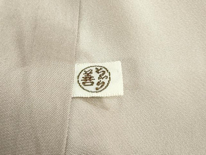 平和屋着物●訪問着　友禅　草花文　暈し染め　ゑり善扱い　正絹　逸品　DABG2941ud
