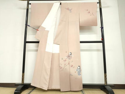平和屋着物●訪問着　童子遊び　暈し染め　正絹　逸品　DABG2945ud