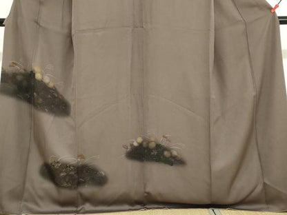 平和屋着物●訪問着　草花文　暈し染め　正絹　逸品　DABG2952ud