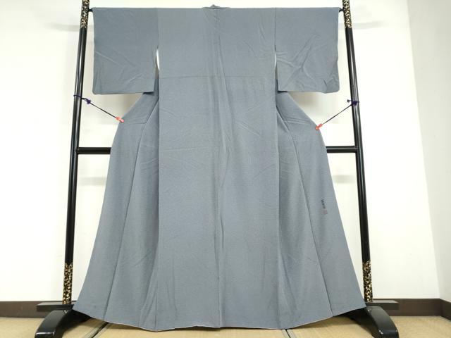 平和屋着物●江戸小紋　萬葉染　小花尽くし文　正絹　逸品　DABG2955ud