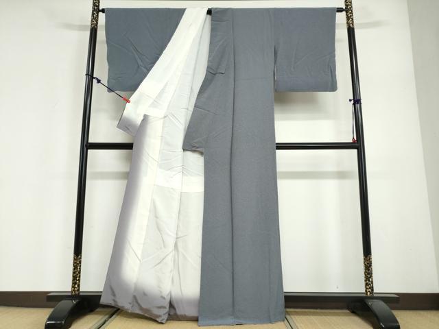 平和屋着物●江戸小紋　萬葉染　小花尽くし文　正絹　逸品　DABG2955ud