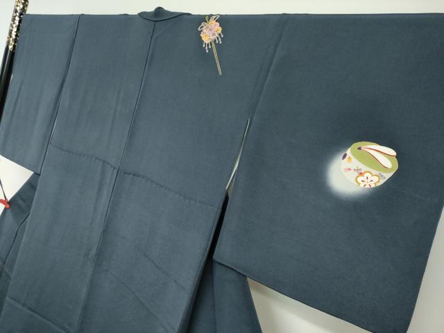 平和屋着物●訪問着　ぽっくり　簪　蛍暈し　金彩　鬼しぼ縮緬　近鉄百貨店扱い　正絹　逸品　DABG2975ud