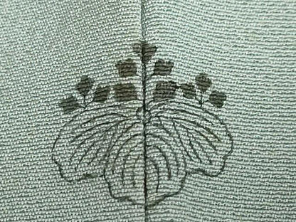 平和屋着物●訪問着　友禅　作家物　風景草花文　暈し染め　正絹　逸品　DABG2981ud
