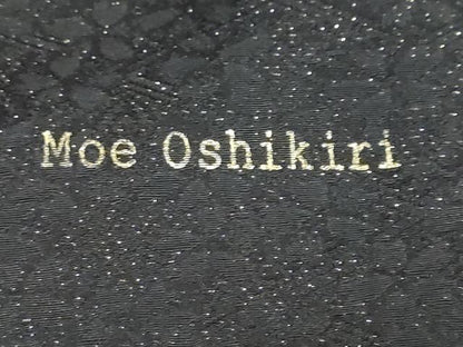 平和屋着物●押切もえ　MOE OSHIKIRI　振袖　舞花文　暈し染め　黒地　金通し地　正絹　逸品　DABG2982ud