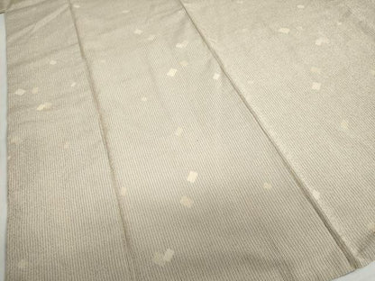 平和屋着物●本塩沢　箔散らし文　正絹　逸品　DABG2987ud