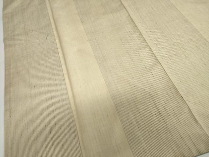 平和屋着物●上質な紬　変わり縞　ロング丈　正絹　逸品　DABG2988ud