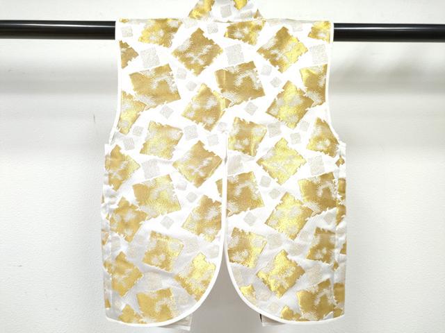 平和屋着物[]七五三　男の子　子供　陣羽織　荒磯　破れ色紙　金糸　DABG3003ma