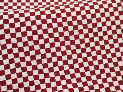 平和屋着物[]七五三　女の子　３歳　祝着　三つ身　長襦袢(単衣・半衿刺繍)・被布・草履セット　豆千代モダン 市松 牡丹 金彩　DABG3031ma
