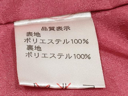 平和屋着物[]七五三　女の子　３歳　祝着　三つ身　長襦袢(単衣・レース付き)・被布(ベロア)セット　薔薇 バラ　暈し染め　DABG3047ma