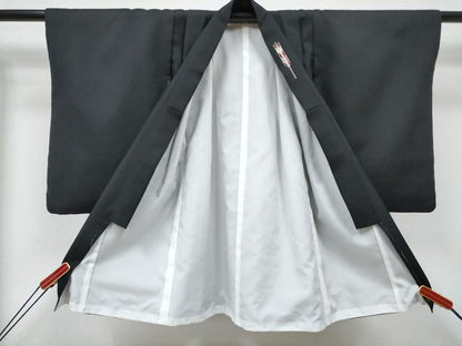 平和屋着物[]七五三　男の子　祝着・羽織・長襦袢(単衣・半衿刺繍)・行灯袴・小物セット　鷹 鷲 折り鶴吉祥文 金彩 洗える着物 DABG3079ma