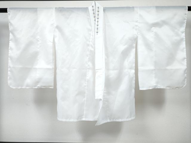 平和屋着物[]七五三　男の子　祝着・陣羽織・長襦袢(単衣・半衿刺繍)・行灯袴・小物セット　紺鼠色　打ち出の小槌　唐草地紋　DABG3131ma