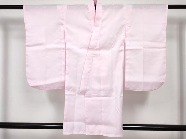 平和屋着物[]七五三　女の子　３歳　祝着　三つ身　長襦袢(単衣)・被布・巾着・草履セット　更紗花文　箱付き　DABG3142ma