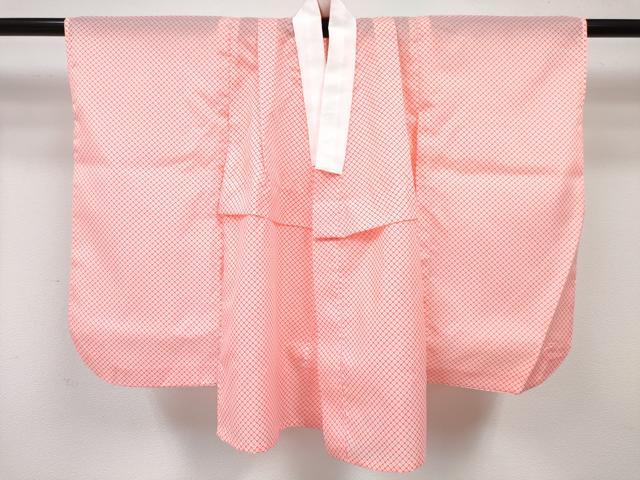 平和屋着物[]七五三　女の子　３歳　祝着　三つ身　長襦袢(単衣)・被布・草履・小物セット　鞠花文　暈し染め　金彩　箱付き　DABG3145ma