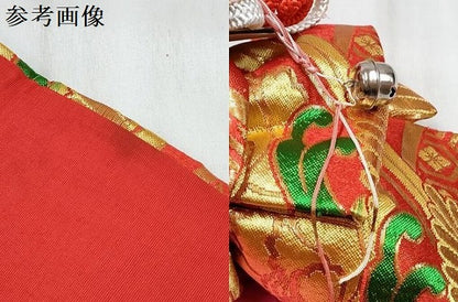 平和屋着物[]女の子　子供　つけ帯　菊花文　金糸　箱付き　DABG3162ma