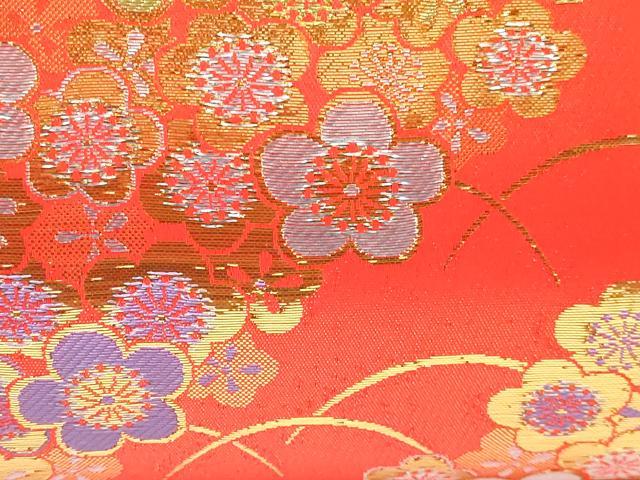 平和屋着物[]女の子　子供　草履・帯締め・バッグ・小物セット　梅　金銀糸　箱付き　逸品　DABG3165ma