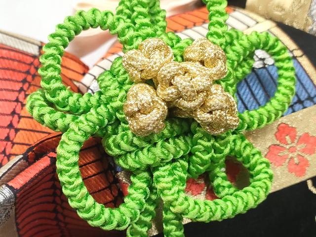 平和屋着物[]女の子　子供　つけ帯　鎧縅　金銀糸　DABG3181ma