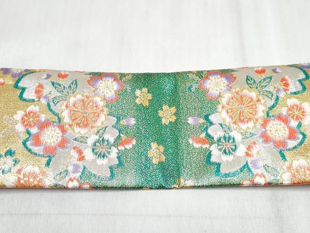 平和屋着物[]女の子　子供　つけ帯　舞桜文　金銀糸　DABG3184ma