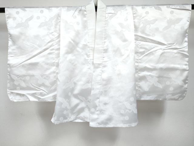 平和屋着物[]七五三　男の子　祝着・羽織・長襦袢(単衣)セット　藍色　鷹　鷲　松竹梅　平安人物花文　DABG3188ma
