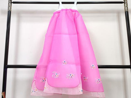 平和屋着物[]女の子　子供　チマチョゴリ　祝着　刺繍　花唐草文　金糸　DABG3212ma
