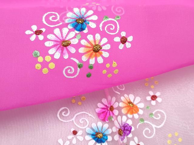 平和屋着物[]女の子　子供　チマチョゴリ　祝着　刺繍　花唐草文　金糸　DABG3212ma