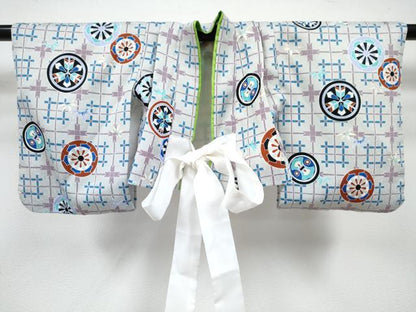 平和屋着物[]男の子　子供　二部式　被布セット　刺繍　兜　源氏車文　金糸　DABG3214ma