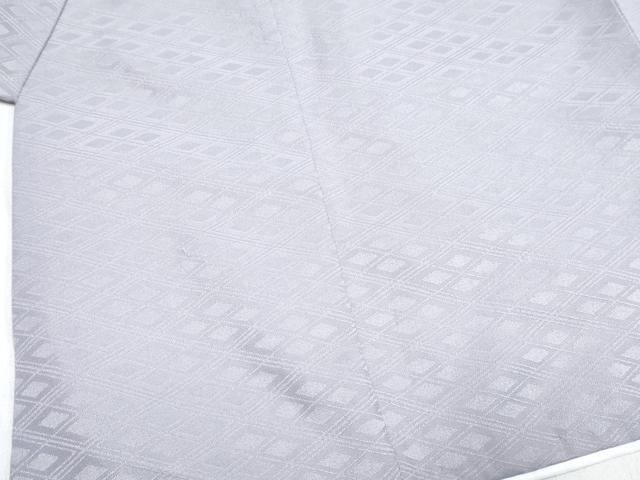 平和屋着物[]男の子　子供　ベビー着物　被布セット　薄梅鼠色　カブト虫　笹竹花文　金彩　DABG3223ma