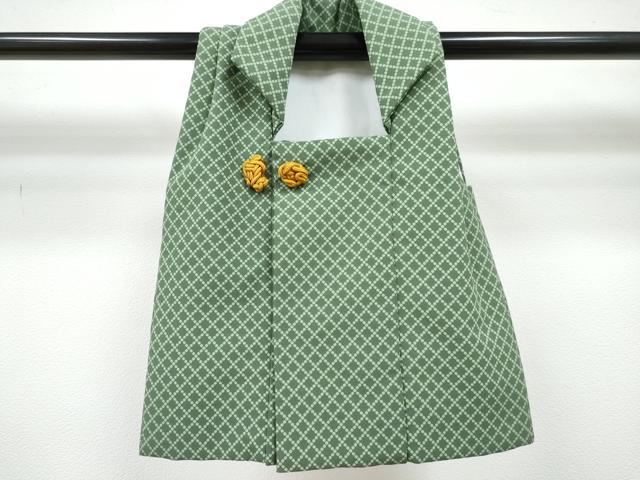 平和屋着物[]男の子　子供　ベビー着物　被布セット　丸文　DABG3224ma