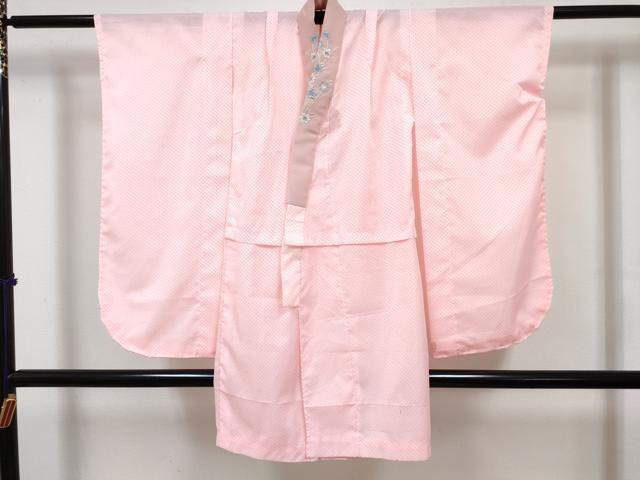平和屋着物[]七五三 女の子 こむさでもーど・COMME CA DU MODE ７歳 祝着 四つ身 長襦袢セット 鞠花 折り鶴 黒地 洗える着物 DABG3233ma