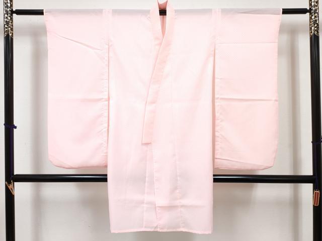 平和屋着物[]七五三　女の子　７歳　祝着　四つ身　長襦袢(単衣)セット　駒刺繍　鞠花文　暈し染め　金彩　逸品　未使用　DABG3238ma