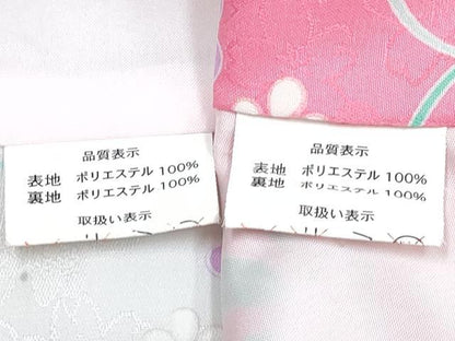 平和屋着物[]女の子　子供　ベビー着物　被布セット　舞花文　DABG3245ma