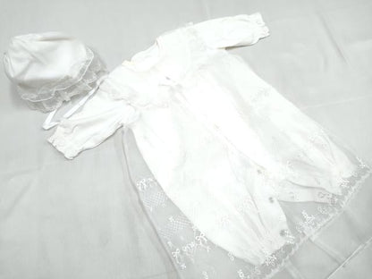 平和屋着物[]女の子　子供　ベビーセレモニー　ベビードレス　レース　洗える着物　DABG3248ma