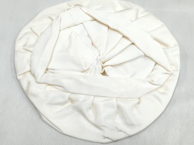 平和屋着物[]男の子 子供 ベビーセレモニー スタイ・帽子セット 総刺繍 飛鶴文 逸品 DABG3250ma