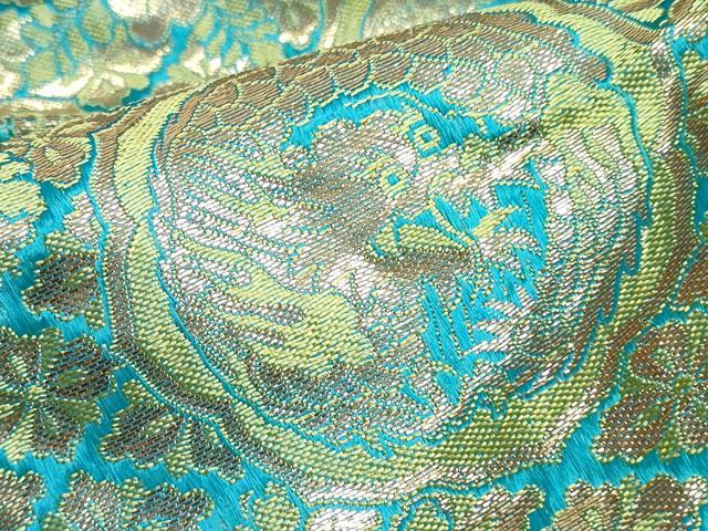 平和屋着物[]男の子　子供　馬乗り袴　ジュニアサイズ　龍　絵皿文　金銀糸　DABG3261ma