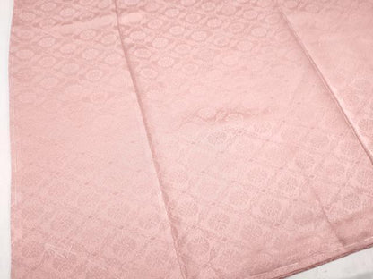 平和屋着物[]七五三　女の子　７歳　祝着　四つ身　襦袢・袋帯セット　柿渋染　名物裂文様　宍色　証紙付き　逸品　未使用　DABG3265ma
