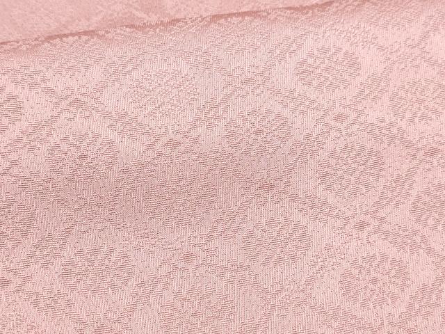 平和屋着物[]七五三　女の子　７歳　祝着　四つ身　襦袢・袋帯セット　柿渋染　名物裂文様　宍色　証紙付き　逸品　未使用　DABG3265ma