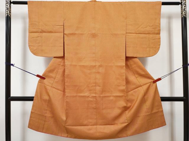 平和屋着物[]七五三 女の子 ７歳 祝着 四つ身 羽織セット 市松文様 逸品 DABG3282ma
